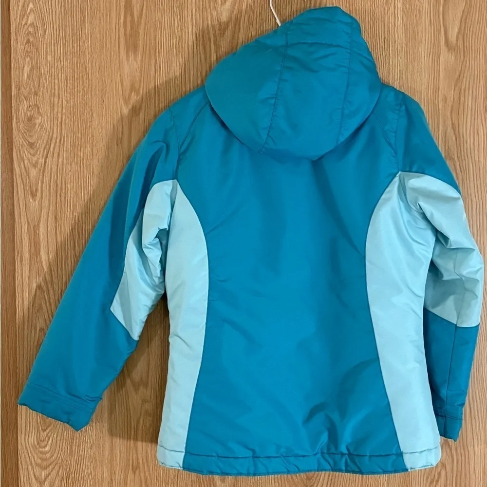 Champion Kids Teal and Light Blue Puffer Jacket